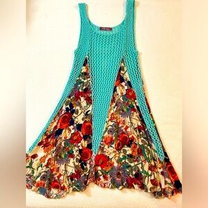 Selfie Couture Open Stitched Floral Dress